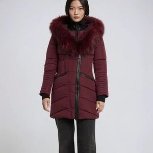 Noize Fur-Trimmed Puffer Jacket